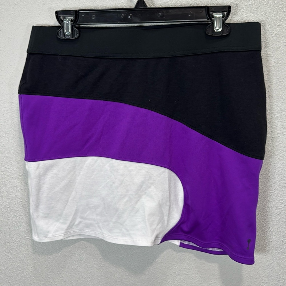 Belyn key‎ skort purple black white